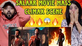 Salaar Movie Mass Climax Scene Reaction  Prabhas  Prithviraj  Prashanth Neel  RAVI Basrur [upl. by Anaihs138]