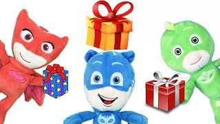 Pj masks en español fiesta de cumpleaños y regalos sorpresaHeroes en pijamas nuevo video 2018 [upl. by Fernandina]