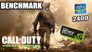 COD Modern Warfare Remastered  Intel Core i5 2400 ft GTX 1060 6GB [upl. by Katherin]