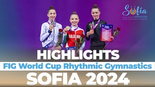 2024 Sofia Rhythmic Gymnastics World Cup – Highlights [upl. by Adnim675]