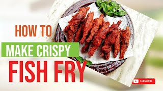 Crispy Bengali Topse Fish Fry Perfectly Spicy amp Golden Brownfishfryathome easycook Hellok8q [upl. by Lilah]