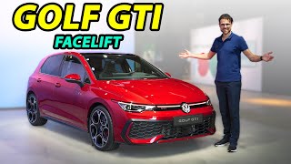 VW Golf GTI facelift unveiled  REVIEW 2024 [upl. by Corrie]