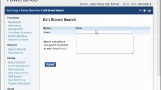 Performing Searches in PowerSchool [upl. by Monte]