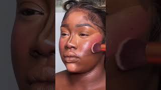 Brown skin tone makeuptutorial beautiful simple makeup [upl. by Yenial]