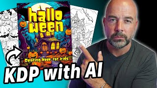 Use AI to Create Halloween KDP Coloring Books to Sell on Amazon [upl. by Marnie]