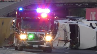 Skokie Rollover Northbound Old Orchard 71724 [upl. by Darum]