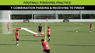 Y Combination Passing amp Receiving To Finish Football Practice [upl. by Davida]