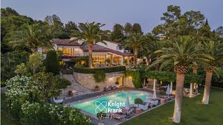 A Stunning Property with Panoramic Views in Mougins  Knight Frank French Riviera [upl. by Murvyn696]