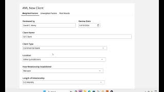 Demo Laserfiche Form AML Uptake Client [upl. by Giddings]