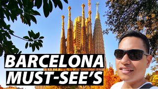 Barcelona Must Sees A Complete Guide to Sagrada Familia Casa Batlló Park Güell and MorE [upl. by Lemal221]