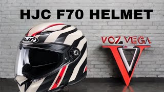 HJC F70 HELMET  GALLA RED [upl. by Gimble]