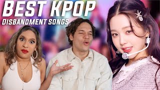 Waleska amp Efra react to quotThe best KPOP disbandment songs ever [upl. by Fine]