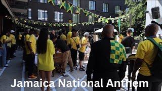 Jamaica National Anthem at Puma House in Paris [upl. by Noiro]