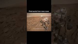 Rip mars rover R I P marsrover rip subscribe [upl. by Etteiram]