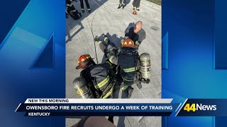 Owensboro Fire recruits undergo training [upl. by Ariik]