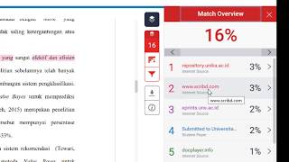 Cara Menggunakan Turnitin untuk cek Plagiasi Student 2 [upl. by Assirral860]