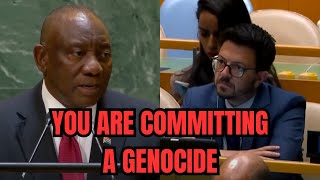 South African President HUMILIATES Israel in a Powerful Speech at the UN [upl. by Pease]