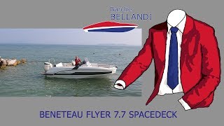 BENETEAU FLYER 77 SPACEDECK test in acqua [upl. by Eteragram833]