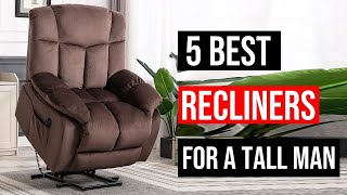 Top 5 Best Recliners for a Tall Man in 2023  Best Recliners  Reviews [upl. by Heyra827]