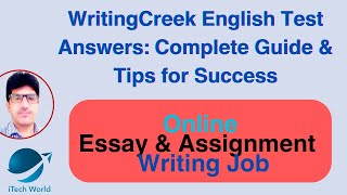 WritingCreek English Test Answers A Complete Guide amp Tips for Success  Online Earning Website [upl. by Nreval]