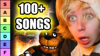 Reacting to and Ranking EVERY FNAF Song From Worst to Best 100 Songs [upl. by Garfinkel]