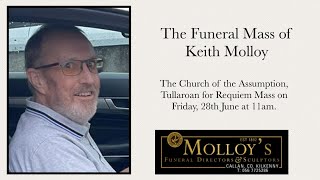 The Live Stream Funeral Mass of Keith Molloy [upl. by Anirok]