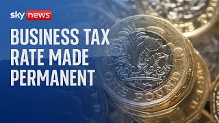 Largest business tax cut in modern British history  chancellor  Autumn Statement 2023 [upl. by Rowena815]