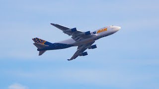 RARE Boeing 747 short takeoff roll [upl. by Neve981]