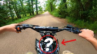 How to adjust idle on 4 stroke dirt bikes  fuel screw adjustment [upl. by Odelle]