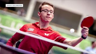 Table tennis Paralympian Jenson Van Emburgh shares Paris experience [upl. by Ahtanoj]