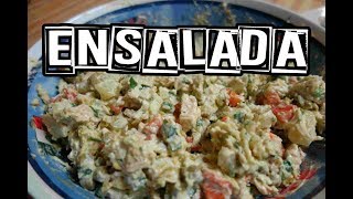 Ensalada de pollo con papas y zanahoria [upl. by Bullough]