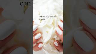 Mastering White Acrylic Nails Tips Tricks and Stunning Designs  nailovely [upl. by Feodore]