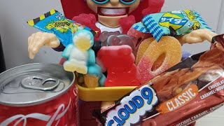 ASMR🏄‍♀️LETS PLAY COCA COLA PENGUINSc GUMMY RING GUMMY CLOUD9 CHOCOLATE BEAR GUMMYampCANDIESviral [upl. by Yelreveb]