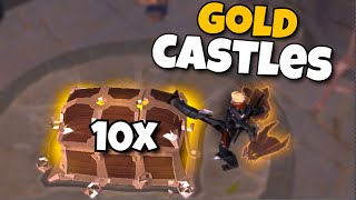 10x ➜ GOLD Chests  Castle ZvZ  Albion Online [upl. by Sharia]