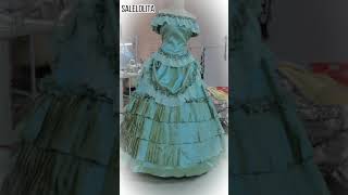 Done A Katherine Pierce 1864 Dress Victorian Gown Historical Costume [upl. by Dugan]