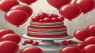 Happy Birthday Song with Lyrics 🎵  Sing Along Birthday Music [upl. by Harol86]