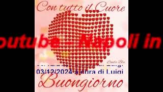 Con tutto il CuoreBuongiorno diretta del 03122024 [upl. by Anaihsat]