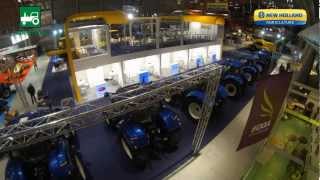 New Holland Stand Building at Agrotech 2013  Poland [upl. by Ardnuhsal856]