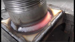 The quick rundown on Stainless and mig welding 3quot nipple [upl. by Nevart]