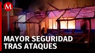 Refuerzan seguridad con 191 elementos en Coatzacoalcos tras ataque e incendio de restaurantes [upl. by Ramled]