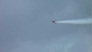 Folland Gnat Jet at Tralee Skyfest Airshow 2012 [upl. by Esinart615]