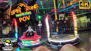 Spin Zone Bumper Cars POV 4K 60FPS Urban Air Waterbury CT  NonCopyright [upl. by Danby]