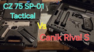 Canik Rival S Vs CZ 75 SP01 TacticalDid it Even Stand a Chance [upl. by Ahsiad]