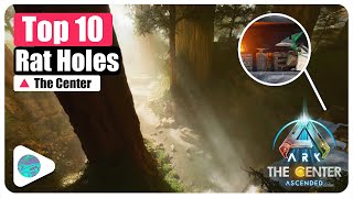 Top 10 Starter Base Spots \\ The Center \\ ARK Survival Ascended [upl. by Pudendas]