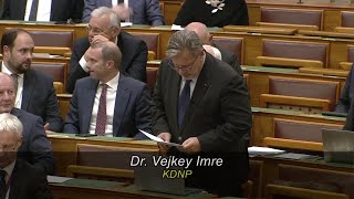 Vejkey Imre azonnali kérdése Soltész Miklós válasza [upl. by Am281]