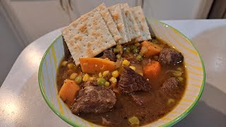 Beef Vegetable Soup  Crockpot recipes [upl. by Bezanson]