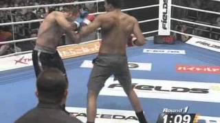 Badr Hari vs Glaube Feitosafull fight K1 World GP 2008 [upl. by Einrae]