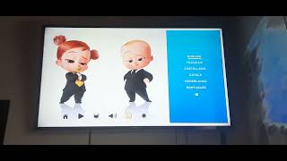 The Boss Baby 2 Family Business 2022 UK Bluray Menu Walkthrough [upl. by Keiko]