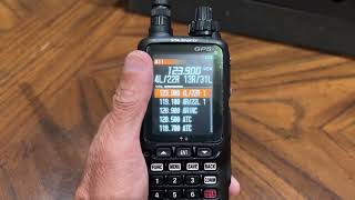 Yaesu FTA850L Scanning Frequencies in a Specific Memory Group [upl. by Suirtimed]