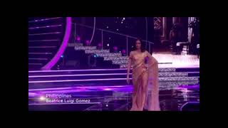 Beatrice Luigi Gomez final gown  Evening Gown  MissUniverse202170thMissUniverse [upl. by Enelyak]